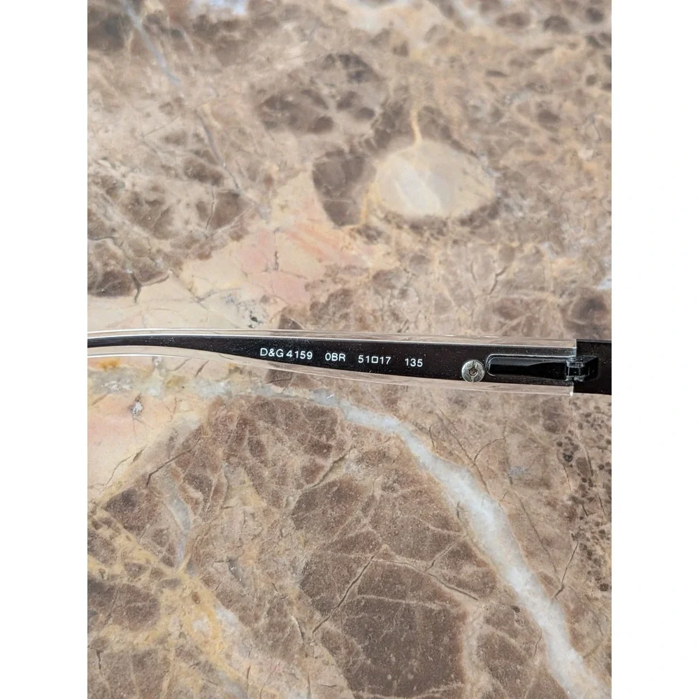 Dolce and Gabbana DG4159 BR 51 17 135 Used Eyeglasses Frames - Eyewear
